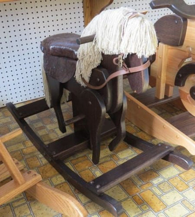 Wooden & Handcrafted ToysGALLOPING ROCKING HORSE - Solid Oak "Clackity" Hobby Horsechildrenchildren furnitureSaving Shepherd