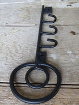 Key & Letter HoldersSKELETON KEY HOLDER - Wrought Iron Wall Hanger Hooks Amish Blacksmith USAAmish BlacksmithironSaving Shepherd