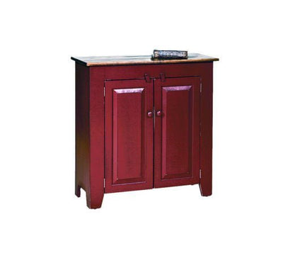 Cabinets & CupboardsSTORAGE CABINET CUPBOARD w/ Doors Custom Finished Maple Top Wooden PA AmishcupboardsSaving Shepherd