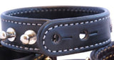 Handtooled LeatherLEATHER HORSE SNAFFLE BIT BRACELET Amish Handmade Black Zebra Print with Silver Equestrian HardwareAmishbarnSaving Shepherd