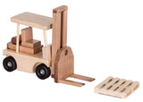 Wooden & Handcrafted ToysFORKLIFT with PALLET - Working Wood Construction Toy Truck USAAmishchildrenSaving Shepherd