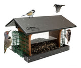 Bird Feeder2 SUET & SEED FEEDER - 4 Season Covered Combo with Screen Floorbirdbird feederSaving Shepherd