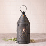 Country Lighting15" Revere Lantern with Chisel Design in Kettle Black Finishaccent lightaccent lightingSaving Shepherd