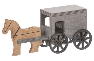 Wooden & Handcrafted ToysAMISH HORSE & BUGGY - Handmade Wood Toy USAAmishchildrenSaving Shepherd