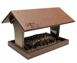 Bird FeederLARGE BIRD HOPPER - 4 Season Covered Feeder with Screen Floorbirdbird feederSaving Shepherd