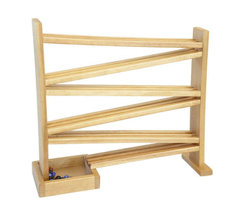 Wooden & Handcrafted ToysMARBLE RUN Classic Race Track Amish Handmade Quality - Glass Marbles IncludedadultadultsSaving Shepherd