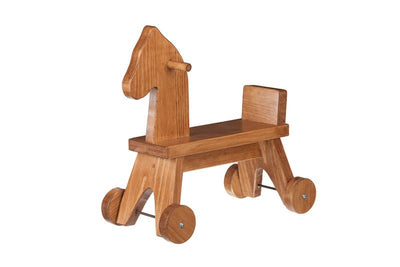 Wooden & Handcrafted ToysTODDLER RIDE ON HORSE - Amish Handcrafted Wood Walker in Harvest FinishchildchildrenSaving Shepherd