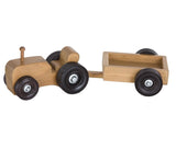 Wooden & Handcrafted ToysFARM TRACTOR with GARDEN CART - Handmade USA Wood ToyAmishboySaving Shepherd