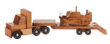 Wooden & Handcrafted ToysTRACTOR TRAILER with BULLDOZER - Handmade Wood Toy Set USAAmishbulldozerSaving Shepherd
