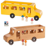 Wooden & Handcrafted ToysThe BIG BUS with LITTLE PEOPLE - Large Amish Handmade Wood Toy USAAmishbusSaving Shepherd