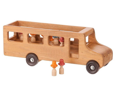 Wooden & Handcrafted ToysThe BIG BUS with LITTLE PEOPLE - Large Amish Handmade Wood Toy USAAmishbusSaving Shepherd