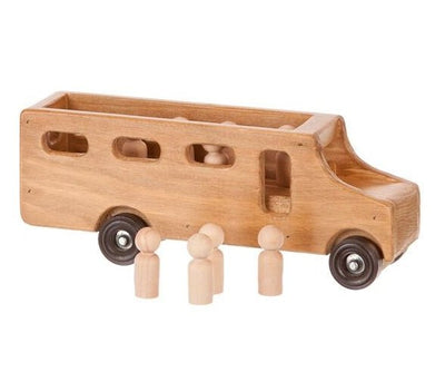 Wooden & Handcrafted ToysSCHOOL BUS with STUDENTS - Handmade Wood Toy USA MADEbuschildrenSaving Shepherd