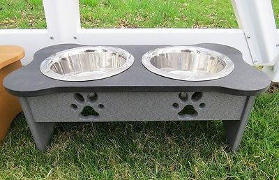 Dog FeederELEVATED POLY DOG FEEDER - 4 Sizes & Countless Color CombinationsbowlDogSaving Shepherd