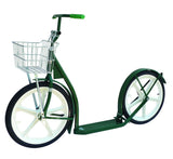 Kick Scooters20" ADULT SCOOTER - Genuine Amish with Basket Handbrake & Racing Wheels in 12 Colors!adultadult scooteradultsDark GreenSaving Shepherd