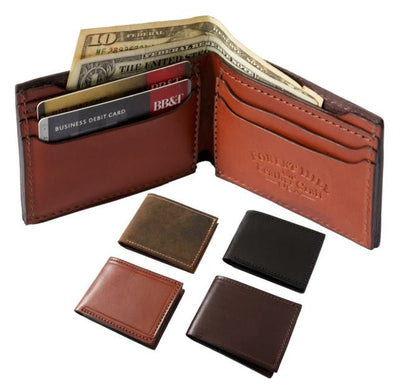 Wallets & Money ClipsBI-FOLD WALLET - Stitched Bridle Leather with 4 Card Slotsgenuine leatherleatherSaving Shepherd