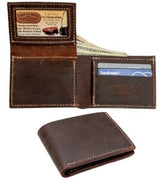 Wallets & Money ClipsDELUXE BI-FOLD WALLET - 6 Card Slots & Flip-Up ID Windowgenuine leatherleatherSaving Shepherd