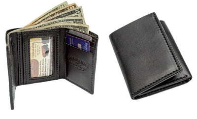 Wallets & Money ClipsDELUXE TRI-FOLD WALLET - 6 Card Slots & ID Windowgenuine leatherleatherSaving Shepherd