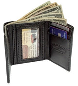 Wallets & Money ClipsDELUXE TRI-FOLD WALLET - 6 Card Slots & ID Windowgenuine leatherleatherSaving Shepherd