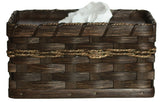 Tissue Box CoverTISSUE BOX HOLDER - Hand Woven Reed Square or Rectangle Basket Cover in 13 FinishesAmishbasketSaving Shepherd
