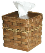 Tissue Box CoverTISSUE BOX HOLDER - Hand Woven Reed Square or Rectangle Basket Cover in 13 FinishesAmishbasketSaving Shepherd