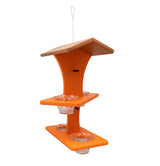 DOUBLE DECKER ORIOLE FEEDER - 2 Story Weatherproof Poly Custom Colors USA