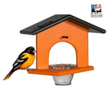 Bird FeederORIOLE BIRD FEEDER with Jelly Jar & Orange Spike - Custom Poly Colors USAbirdbird feederSaving Shepherd