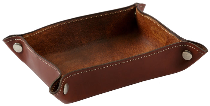 PREMIUM LEATHER VALET TRAY - Amish Handmade Catch-All