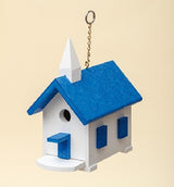 Bird HouseCOUNTRY CHURCH BIRD HOUSE - Weatherproof Poly Wren Chapel in 10 Colorsbirdbird houseSaving Shepherd