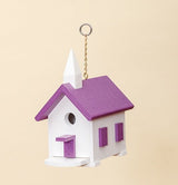 Bird HouseCOUNTRY CHURCH BIRD HOUSE - Weatherproof Poly Wren Chapel in 10 Colorsbirdbird houseSaving Shepherd