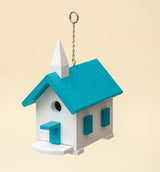 Bird HouseCOUNTRY CHURCH BIRD HOUSE - Weatherproof Poly Wren Chapel in 10 Colorsbirdbird houseSaving Shepherd