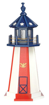 LighthouseOLD GLORY FLAG LIGHTHOUSE - Red White & Blue Stars & Stripes Working LightAmericalighthouseSaving Shepherd