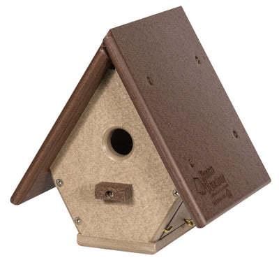 Bird HouseA-FRAME WREN HANGING BIRDHOUSE - 100% Recycled Weatherproof Polybirdbird houseSaving Shepherd