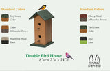 Birdhouse2 CONDO BIRDHOUSE - Handmade Recycled Weatherproof Polywoodbirdbird feederbirdhouseTurf Green & CedarSaving Shepherd