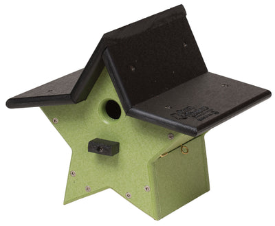 Bird HouseHANGING STAR BIRDHOUSE - 100% Recycled Weatherproof Polybirdbird houseSaving Shepherd