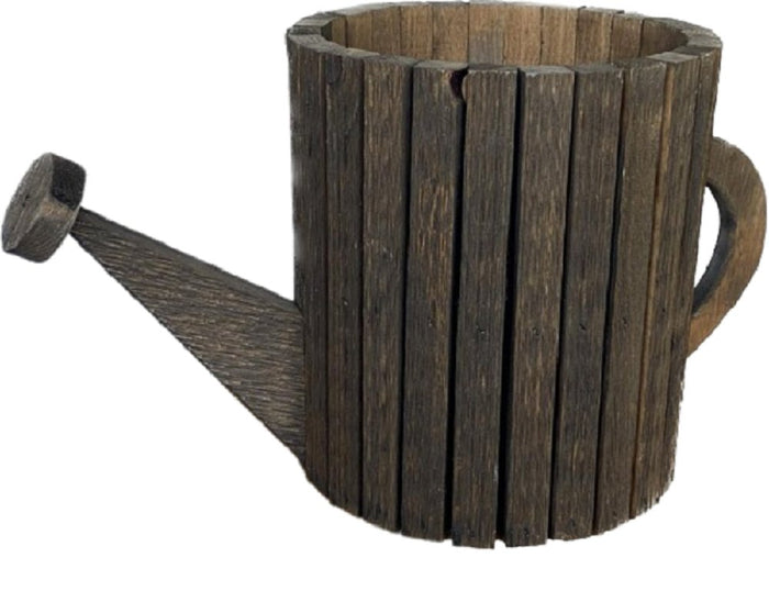 PlanterLarge Watering Can Wood Planter: Amish Handcrafted Rustic Garden Decor for Mums and FlowersSaving Shepherd
