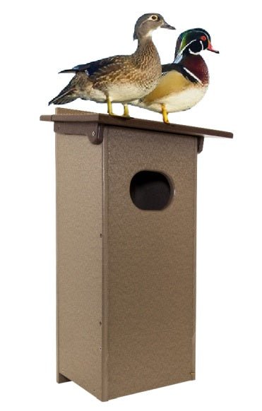 Bird HouseWOOD DUCK HOUSE - Handmade Weatherproof Nesting Box USAAmishamish handmadeSaving Shepherd
