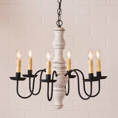 Country LightingWOOD & WROUGHT IRON CHANDELIER Handcrafted 6 Arm Candelabra Ceiling Light in 4 Finishesblackened tincandelabraSaving Shepherd