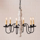Chandeliers & Ceiling FixturesLARGE "GETTYSBURG" COLONIAL CHANDELIER - 6 Arm Light in 5 Textured Finishesceiling lightceiling light fixtureSaving Shepherd