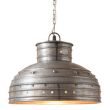 Chandeliers & Ceiling FixturesRETRO BREAKFAST TABLE PENDANT LAMP in Antique Polished Tin Finishaccentaccent lightSaving Shepherd