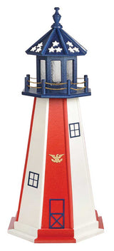 LighthouseOLD GLORY FLAG LIGHTHOUSE - Red White & Blue Stars & Stripes Working LightAmericalighthouseSaving Shepherd