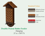Bird Feeder2-SIDED PEANUT BUTTER BIRD FEEDER - Recycled Poly Amish Handmade in USAbirdbird feederSaving Shepherd