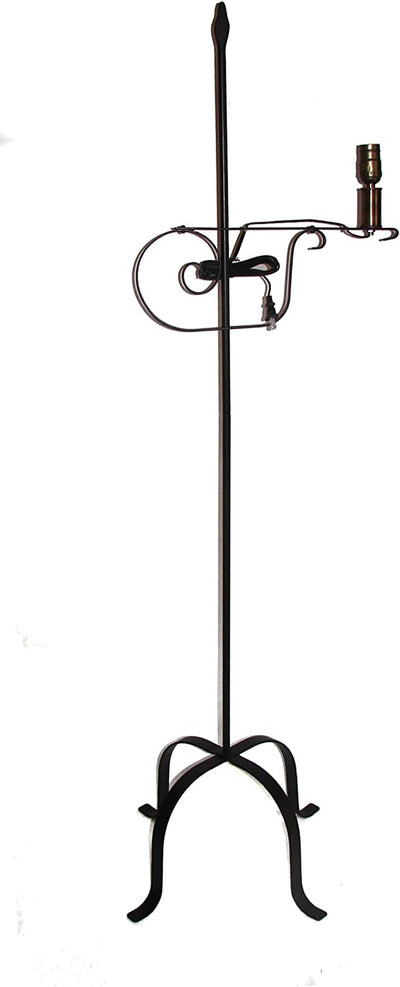 Floor LampWROUGHT IRON FLOOR LAMP - Adjustable "Quilter's Lamp" with Finial Choiceaccent lightingcountry lightingSaving Shepherd