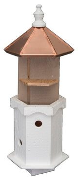 Birdhouse4 ROOM BIRDHOUSE CONDO - 24" Wood Bird House with Copper Roofbirdbird houseSaving Shepherd