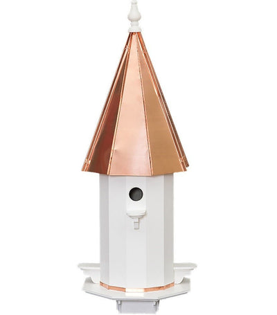 Birdhouse4 ROOM 34" BIRDHOUSE - Large Poly Vinyl Condo with Copper Steeple Roofbirdbird houseSaving Shepherd