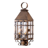 Outdoor LightBARN POST LIGHT - Solid Weathered Brass with 3 Bulbsoutdoor lampoutdoor lanternSaving Shepherd