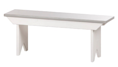 Play Tables & ChairsTODDLER BENCH in 4 Finishes - Amish Handmade Preschool Playroom Furniture SeatAmishbenchSaving Shepherd