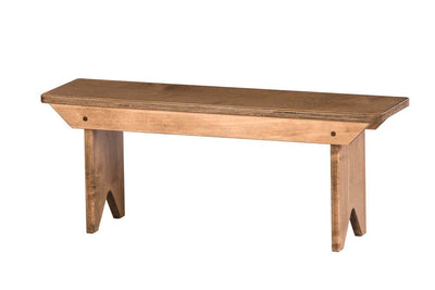 Play Tables & ChairsTODDLER BENCH in 4 Finishes - Amish Handmade Preschool Playroom Furniture SeatAmishbenchSaving Shepherd