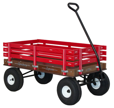 Wagon40" POLY BED WAGON - Heavy Duty 1000lb Capacity 10" Tires Amish USAAmishWheelsfun & gamesoutdoorRedSaving Shepherd