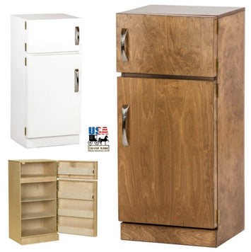 Handmade Children's FurnitureKITCHEN REFRIGERATOR - Amish Handmade Wood Play Furniture in 10 FinishesAmishchildSaving Shepherd