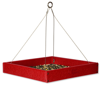 Bird Feeder1 SQUARE FOOT FLYBY BIRD FEEDER - Large Open Platform Seed Fruit Nut Traybirdbird feederSaving Shepherd